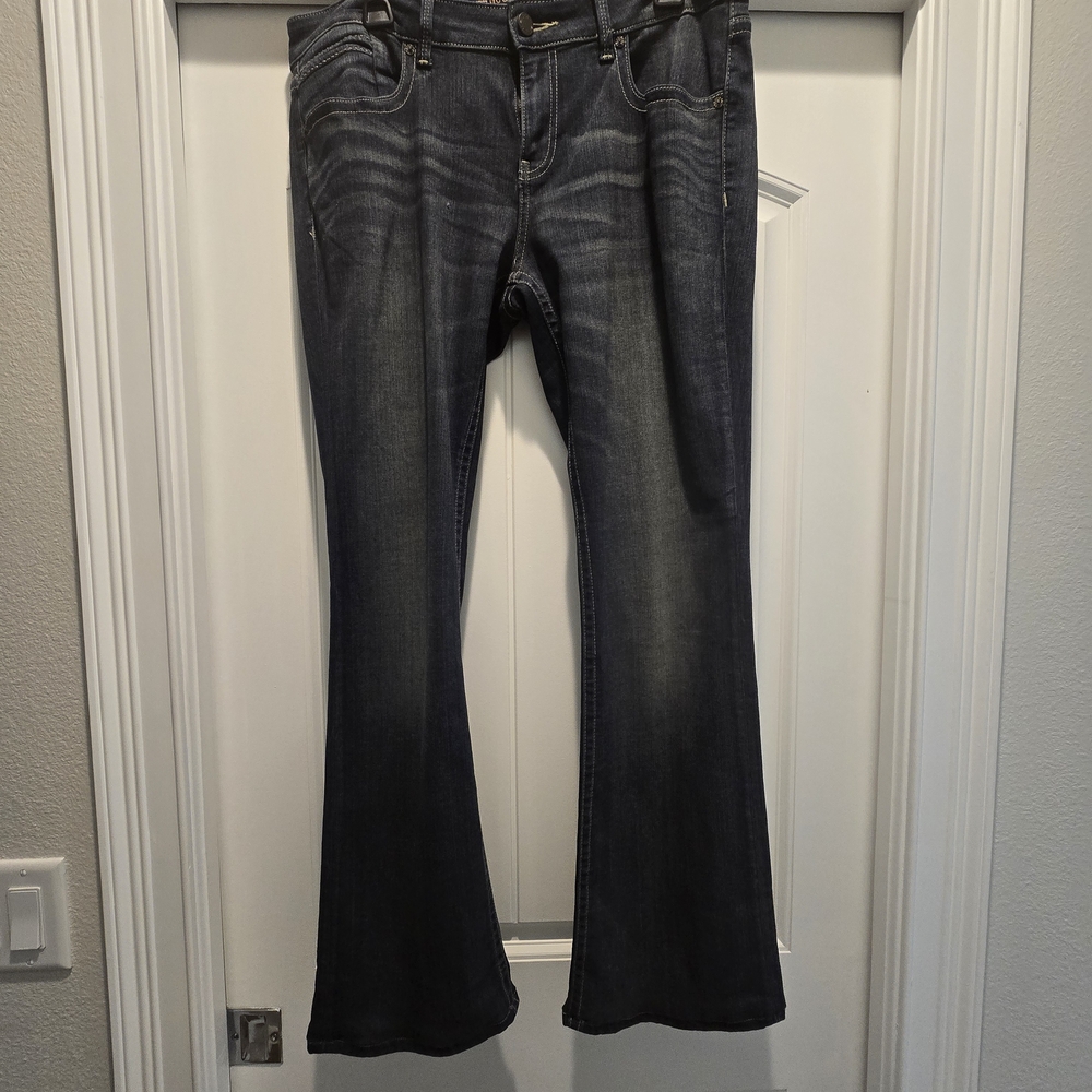Buckle Women's Dark Blue Boot Cut Jeans